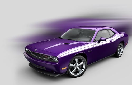 2010 Dodge Challenger RT Classic - Plum Crazy - White Stripe