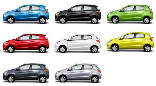 The 2014 Mitsubishi Mirage starts at $12,995 in the USA