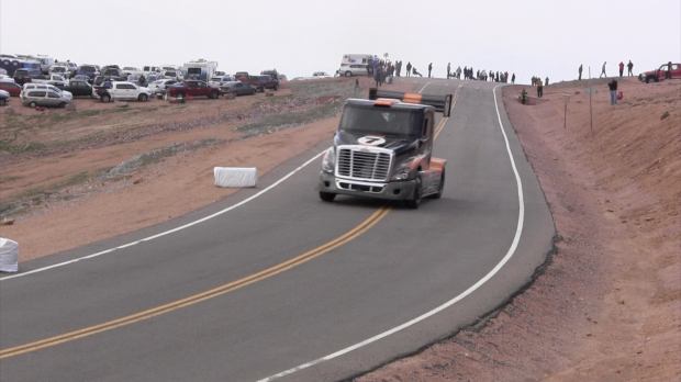 Even Trucks took on the mountain at the 2012 PPIHC