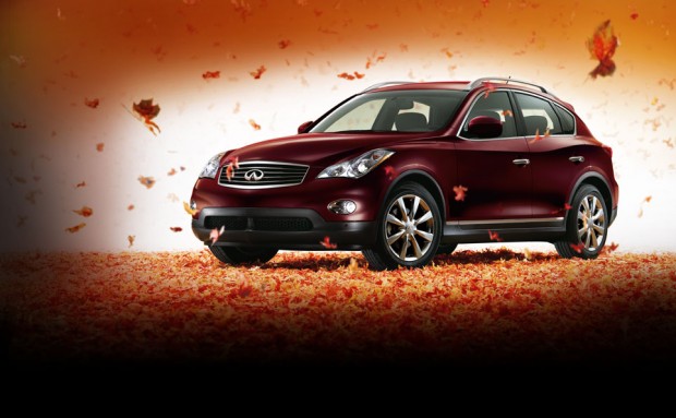 2012 Infiniti EX35 in Garnet Red