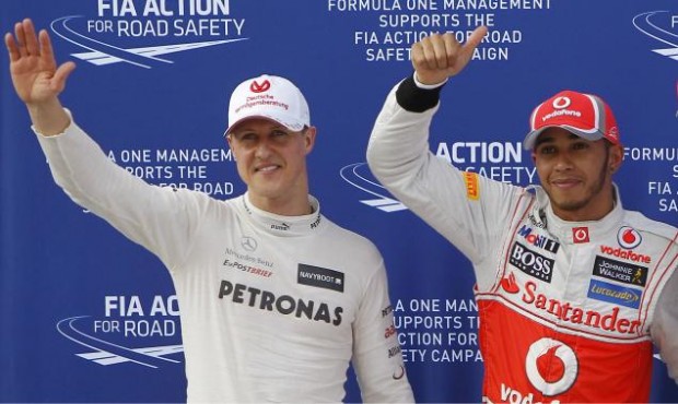 michael schumacher lewis hamilton
