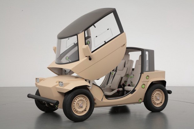 The Toyota Camette has body panels, wheels and interior components that can pop out and be replaced by completely different ones rapidly.