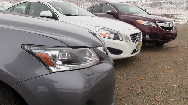 2013 Acura RDX vs Lexus CT 200h vs Volvo S60 T5 Affordable Luxury 0-60 MPH Mashup Review