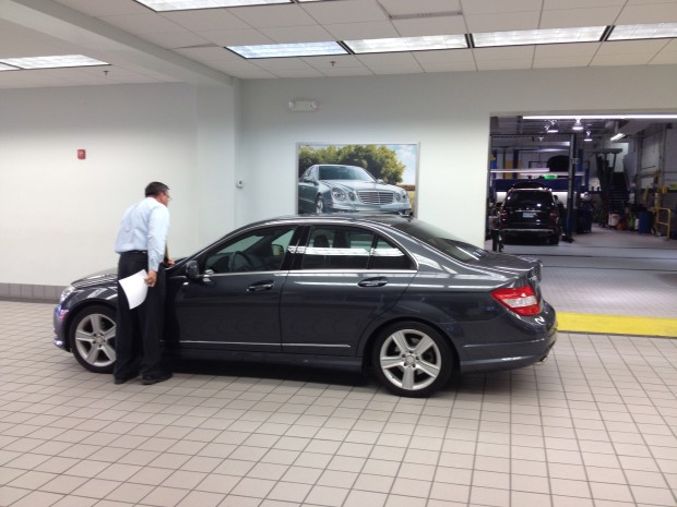 Nissan lease turn in inspection #10