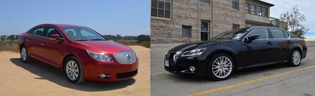 The Buick LaCrosse eAssist feels perfectly at home on the Torrey Pines preserve, while the Lexus GS450h exudes enough luxury and economy to make the workaday commute a breeze.