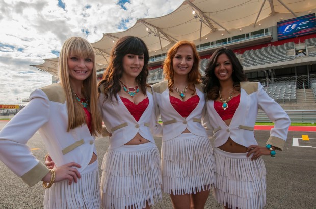 formula 1 us gp austin texas girls