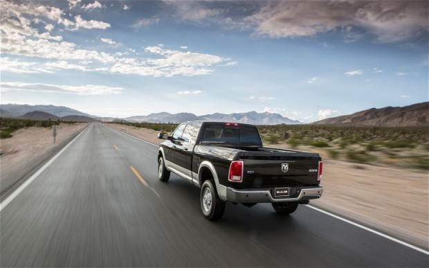 2013-Ram-Heavy-Duty-Pickup-rear-three-quarters-in-motion