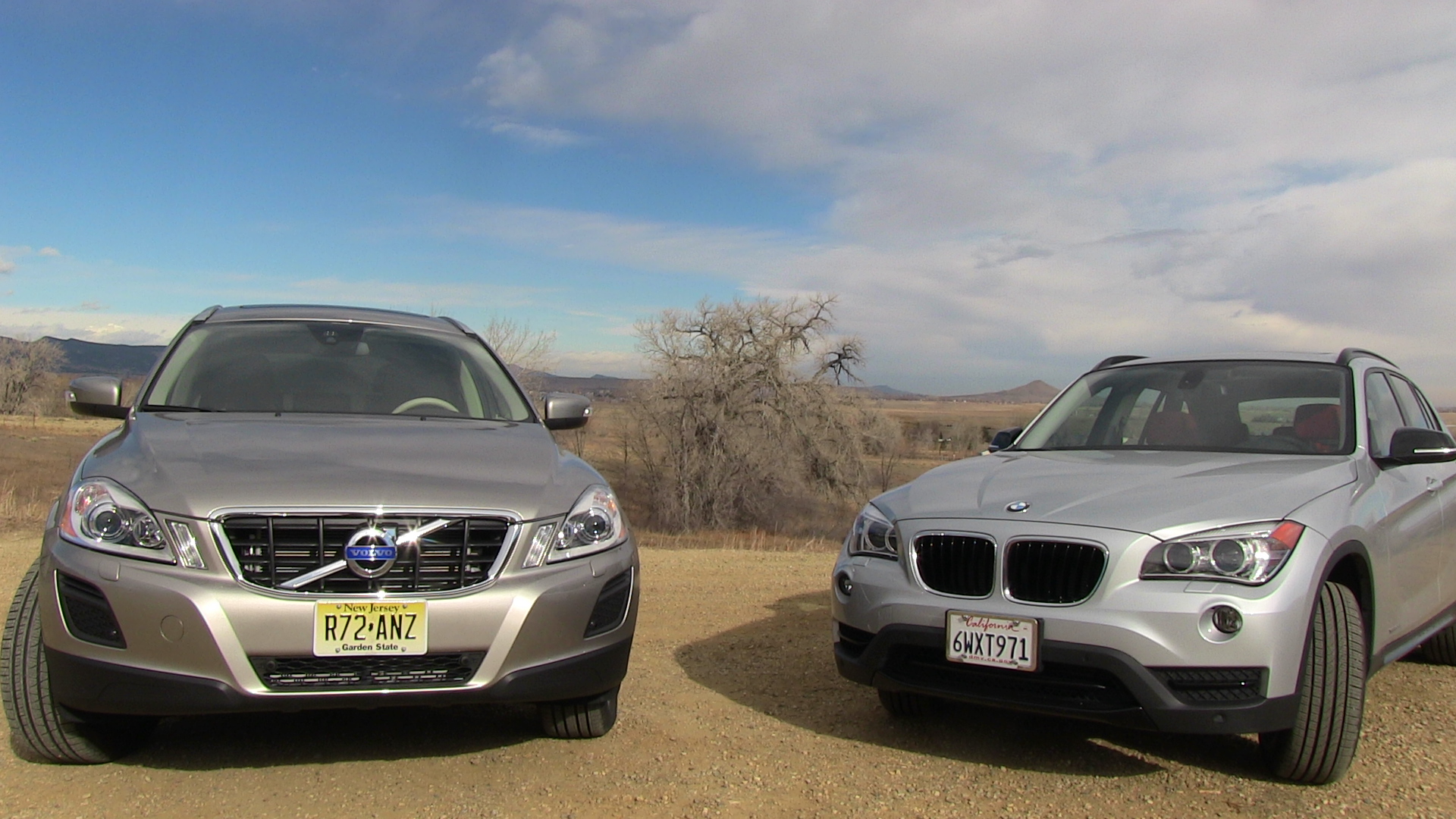 2013 Volvo XC60 versus BMW X1 060 MPH Mashup Review