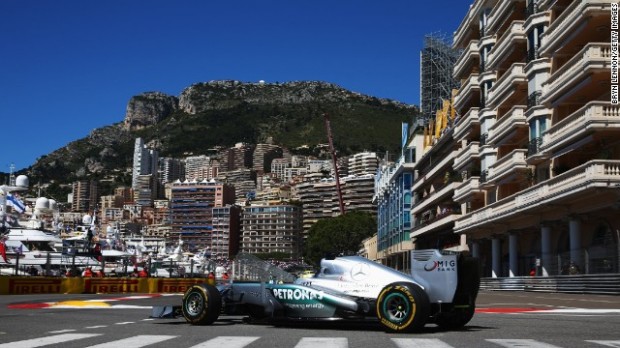 grand prix of monaco mercedes nico rosberg