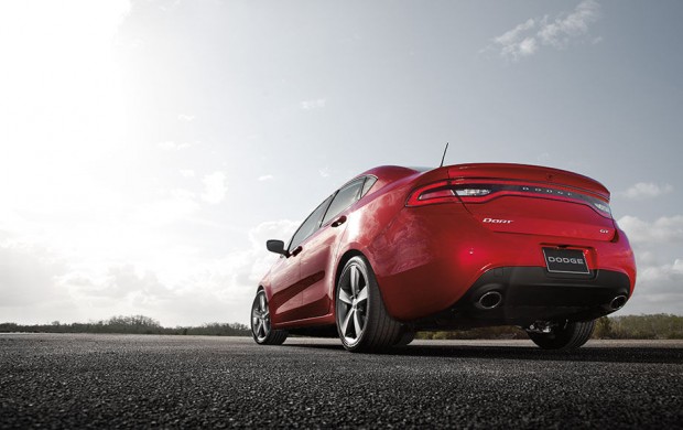 2013 dodge dart tail rear