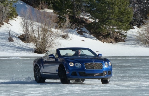 2014 bentley continental gt speed convertible colorado topless on ice