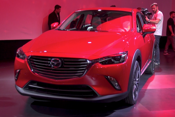 The 2016 Mazda CX-5 debuted before the Los Angles Auto Show
