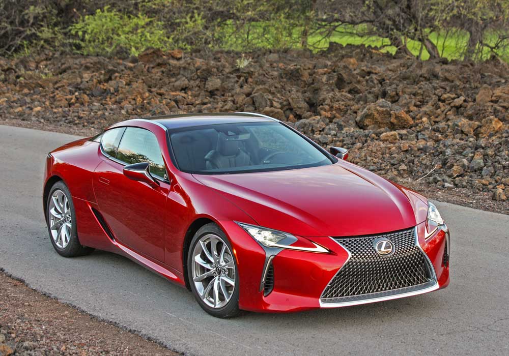 Visually, the Lexus LC 500 and Lexus LC 500h share the ...