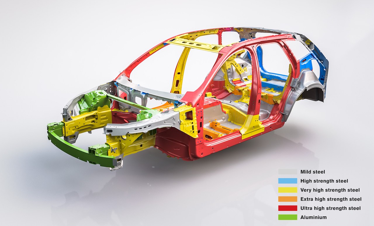 The New Volvo Xc60 Body Structure With Text The Fast