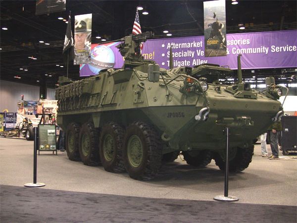 The next step beyond the 4X4: the Stryker 8X8 fighting armored vehicle ...