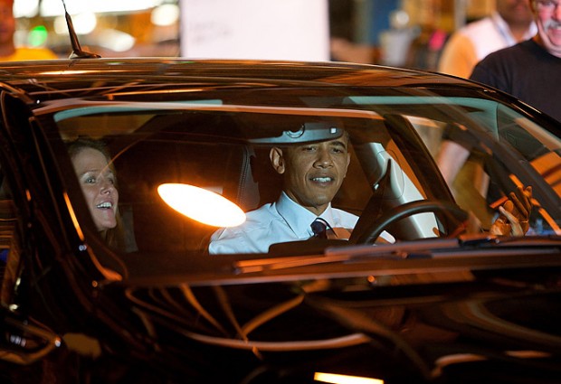 obama_volt_0804 auto industry president obama barack chevy volt