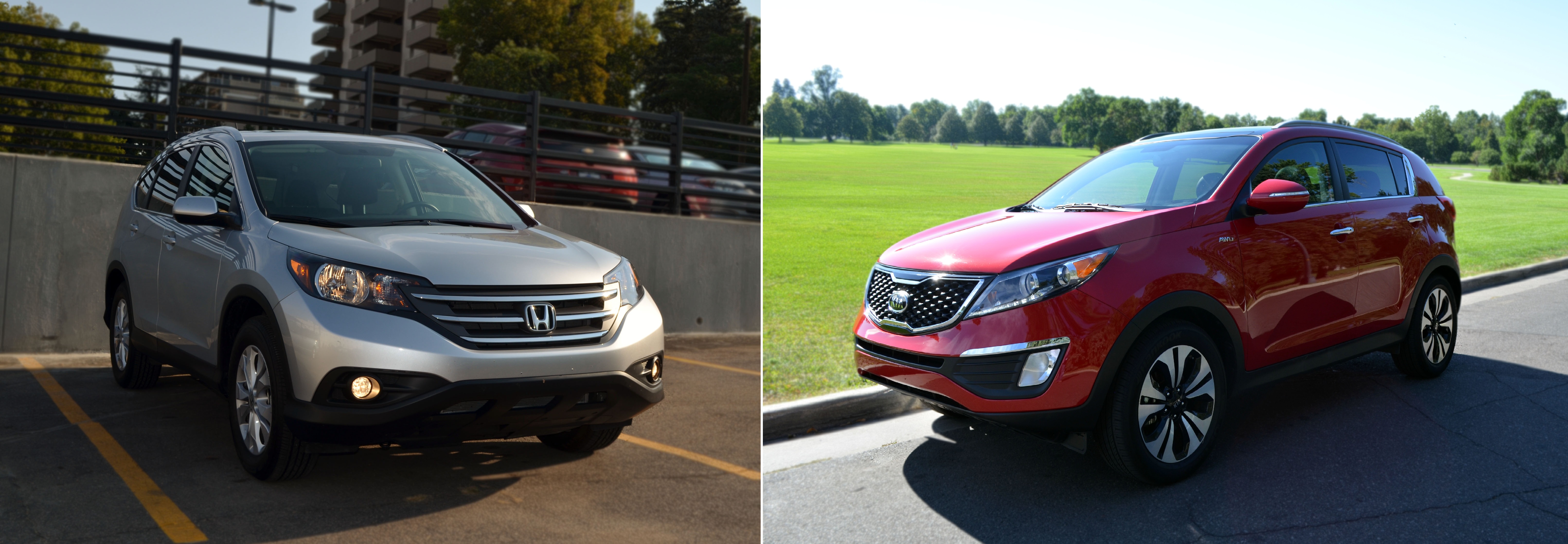 Year-End Crossover Mashup: 2012 Honda CR-V vs. 2012 Kia Sportage Year-End Crossover Mashup: 2012 Honda CR-V vs. 2012 Kia Sportage