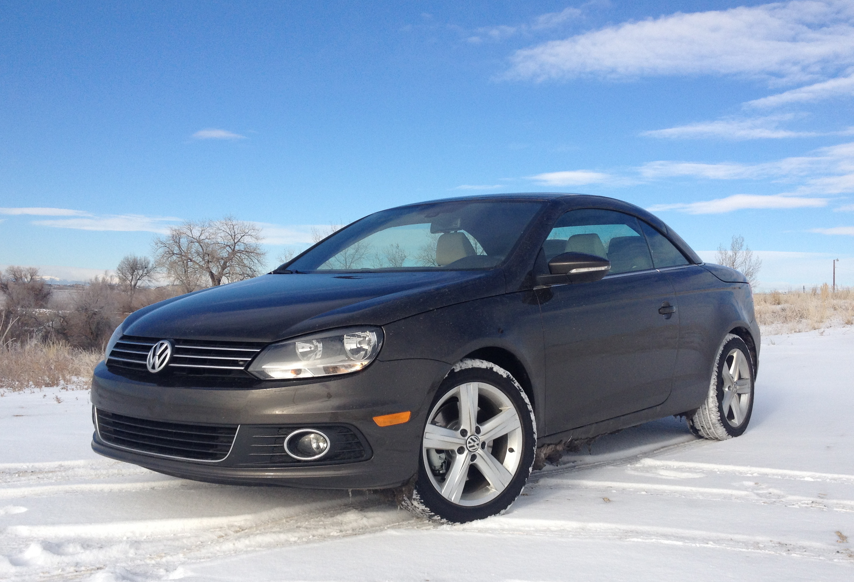 Review 2017 Vw Eos Lux Greek Dess Meets A Snow Storm Tflcar 2017 Vw Eos Lux Snow