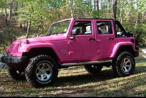 pink jeep cars jeeps wrangler unlimited door barbie purple trucks dream valentine liberty lady special rubicon tflcar hummer rims rover