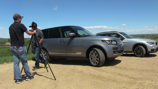 2013 Range Rover vs BMW X1 Mile High 0-60 MPH Mashup