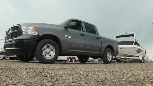 2013 Ram 1500 pickup put to the 0-60 MPH Mile High Towing Test