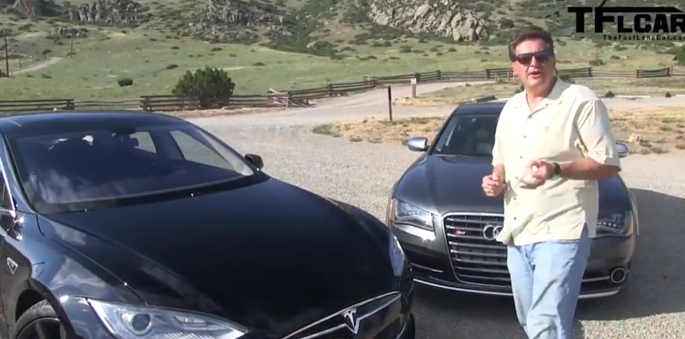 Mashup 2013 Tesla Model S Vs 2013 Audi S8 0 60 Mph Electricity