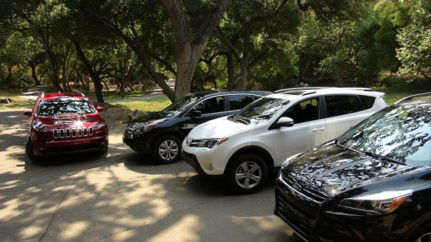 jeep, cherokee, toyota, rav4, honda, cr-v, ford, escape
