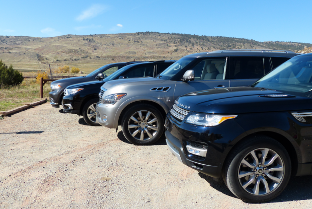 2014 QX80 vs Range Rover Sport vs Highlander vs Durango Mega Mashup Review