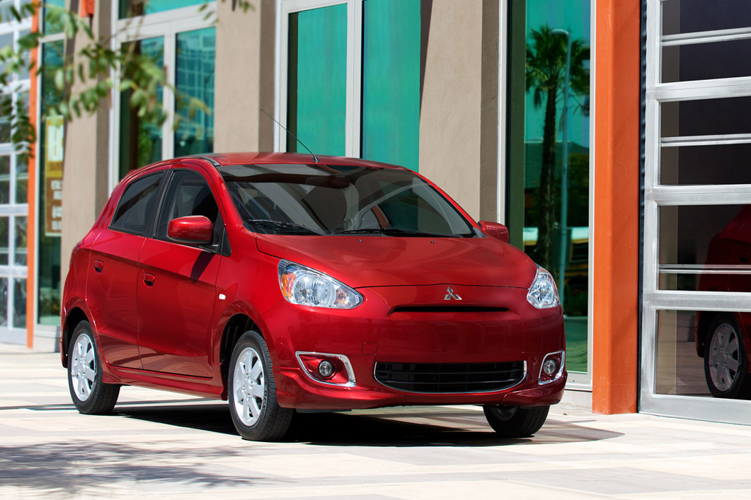 Review 2014 Mitsubishi Mirage Embodiment of Frugality