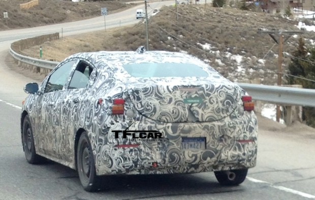 Mystery Car - Is this the 2016 Chevy Volt or Sonic? [spied ... Mystery Car - Is this the 2016 Chevy Volt or Sonic? [spied ...