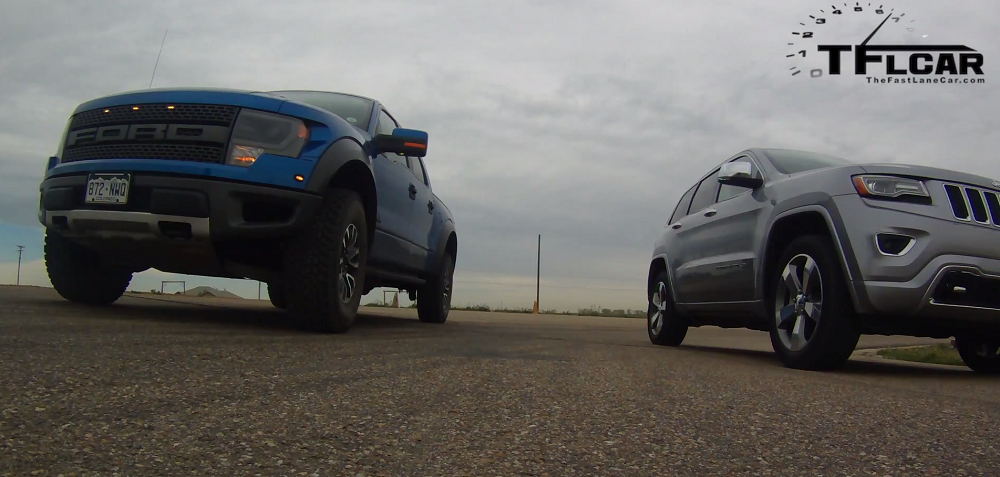 Ford raptor drag race #8