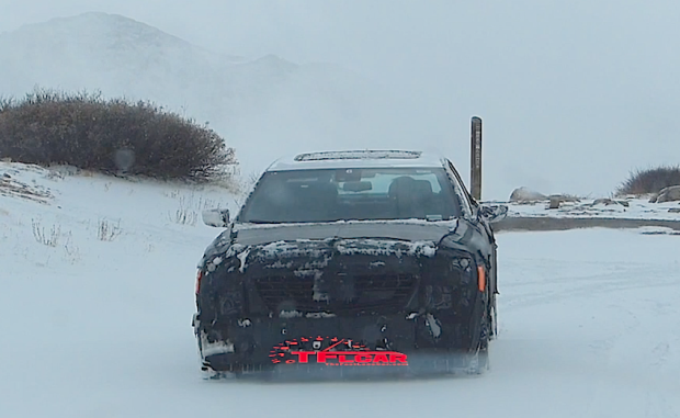 2016, cadillac, lts, sedan, grille, spy, video