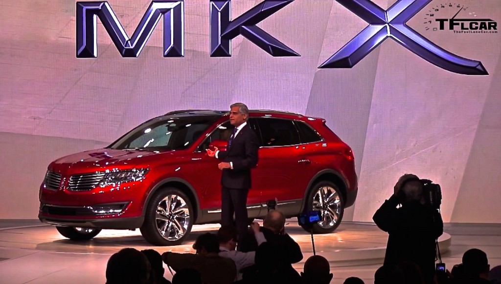 The all-new 2016 Lincoln MKX made its debut on Tuesday at the 2015 Detroit Auto Show.