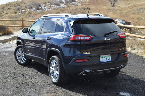 The 2015 Jeep Cherokee Limited features edgy styling and a host of high-tech features.