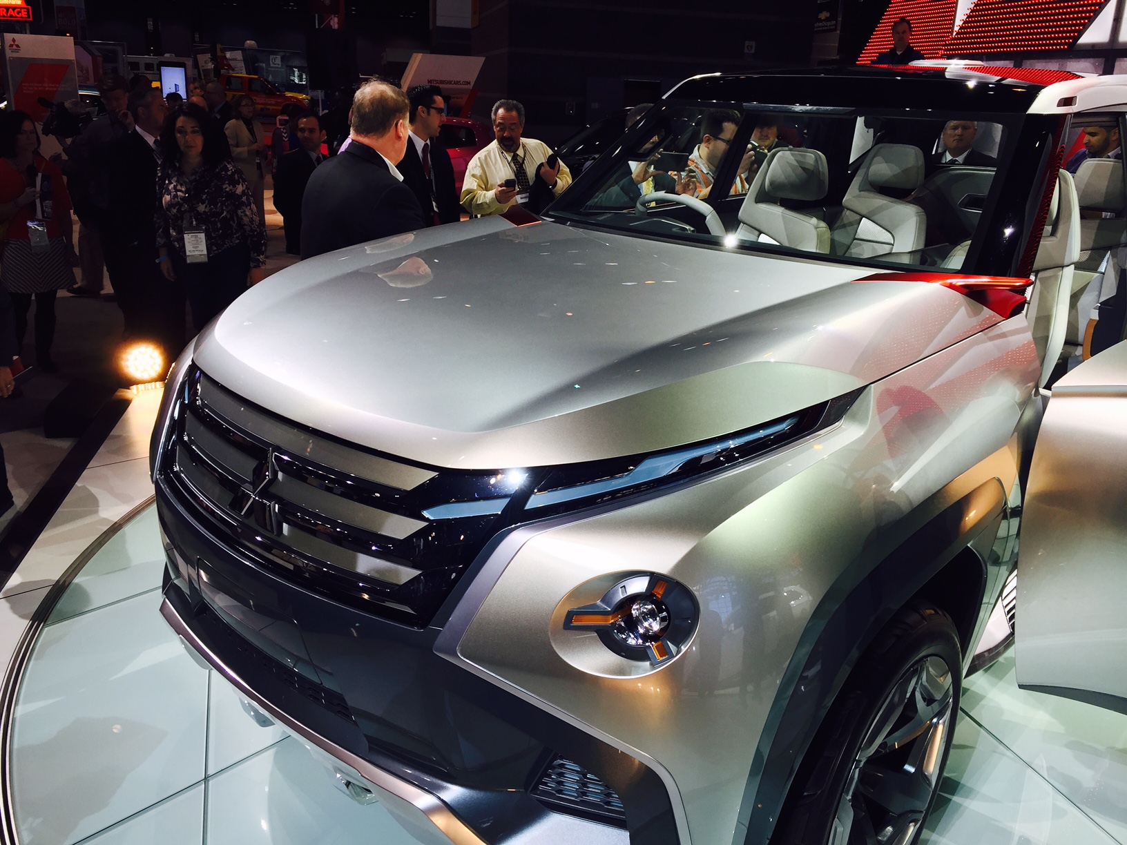 ing soon mitsubishi concept gc phev live stream at 2015 chicago auto show video