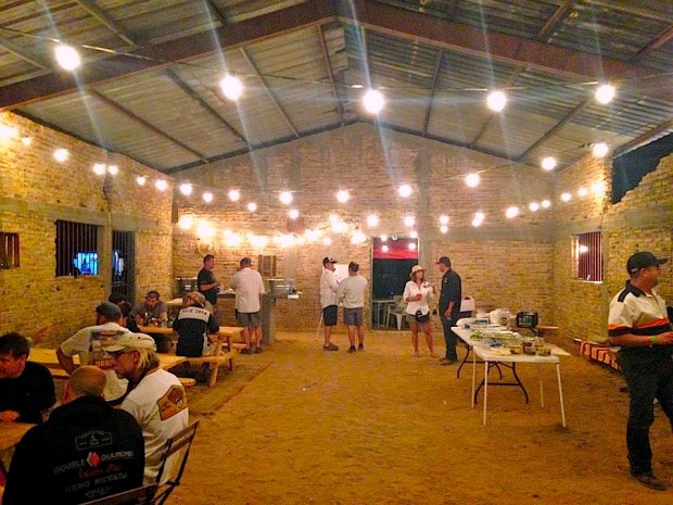 The stationary bivouac at the 2015 Cortez Rally was a place for teams to rest, eat, and work on their vehicles.