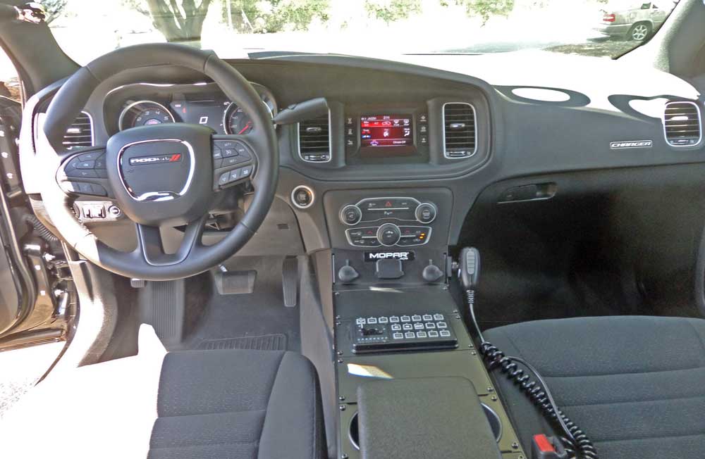 2015 Dodge Charger Pursuit Police Vehicle View From The