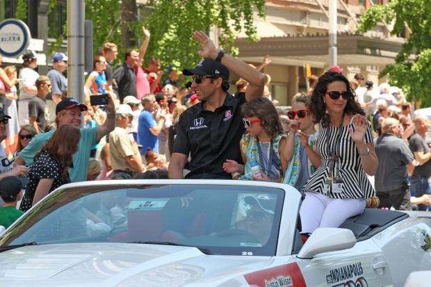 Justin Wilson and family at Indy 500 (Courtesy of Wilson family)