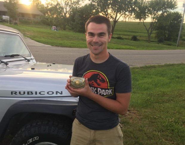 Illinois MMUSA belt buckle