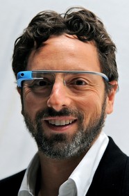 Google's Brin Wears Google Glasses