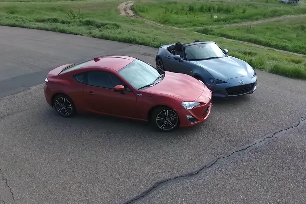 2016 Mazda Mx 5 Vs Scion Fr S Road Track 0 60 Mph Review Tfl