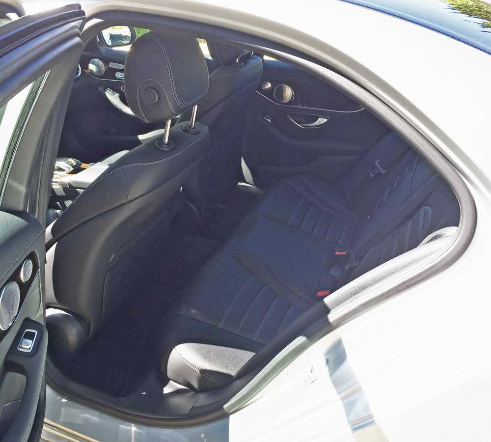 2016 Mercedes Benz C350e Review A Luxurious Plug In Hybrid The My Test Mercedes Benz C350e Sedan Wore An Iridium Silver Metallic Exterior Finish And Came With A Black Interior Polished Linden Wood Trim Accents