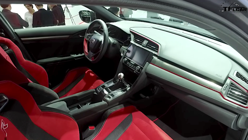 Exclusive Look At The 18 Honda Civic Type R Interior La Debut The Fast Lane Car