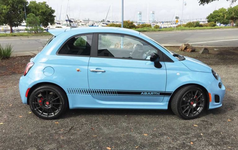 Driving the 2016 Fiat 500 Abarth is unquestionably a ton