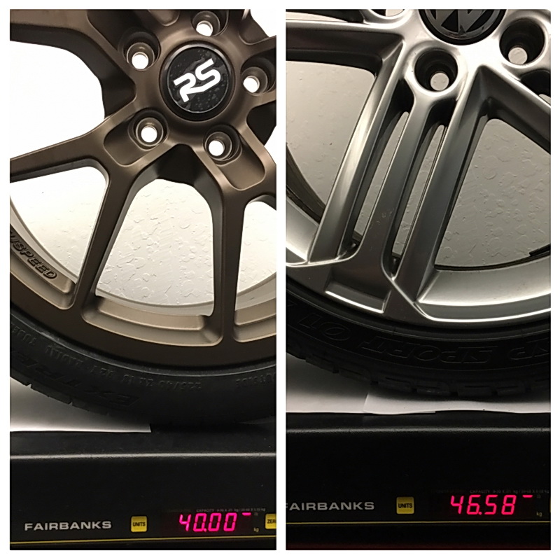 New tire and wheel combination saves 6 pounds per corner
