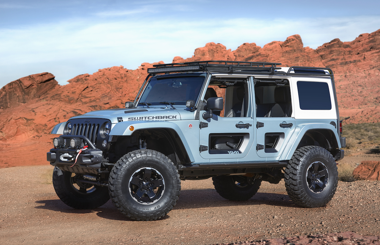 We Drive The Jeep Wrangler Switchback Concept With Unique Every Year At The Easter Jeep Safari Performance Parts And Or Mopar Show Us A Serious Off Roader That Can Mostly Be Built By Using Their Components