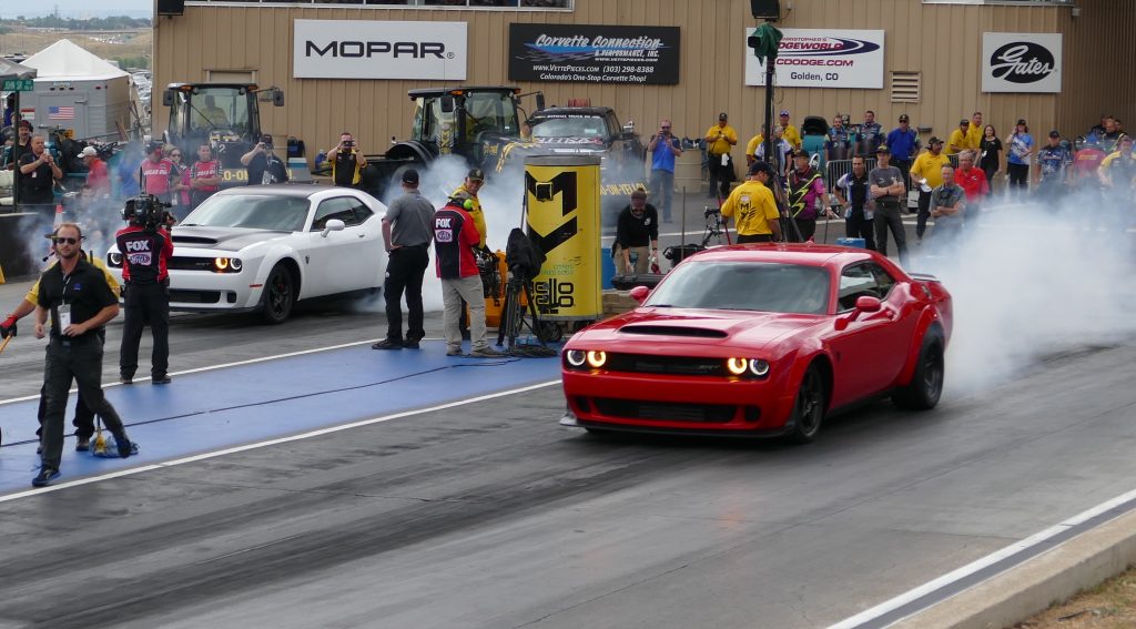 The texas glory fastpitch softball Two Dodge Demon's Duel at MOPAR Mile High Nationals - The Fast Lane Car