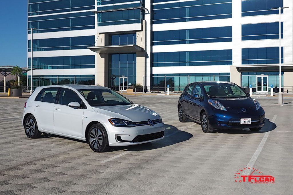 2017 Nissan Leaf Vs Volkswagen E Golf Charge Of The Ev Brigade 2017 Vw E Golf Vs Nissan Leaf