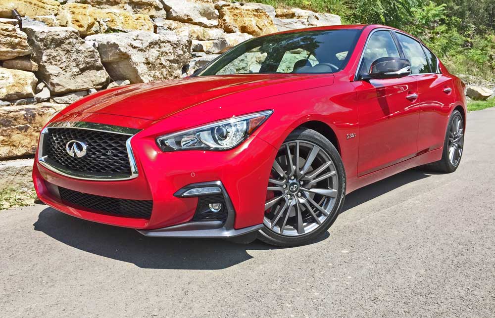 2018 Infiniti Q50 3.0t Red Sport 400 Refreshed Style and New Tech [Review]
