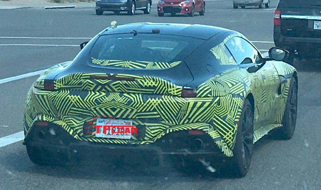 2019 Aston Martin Vantage Prototype Is Shedding Some